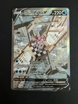 Pokemon Origin Forme Palkia V Astral Radiance Ultra Rare Full Art Holo 2022 - Image 3