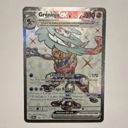 Pokemon TCG Greninja ex 198/167 Sv06 Twilight Masquerade Ultra Rare Holo 310 HP - Image 1