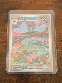 2023 POKEMON OBF EN-OBSIDIAN FLAMES ILLUSTRATION RARE #198 GLOOM - Image 3