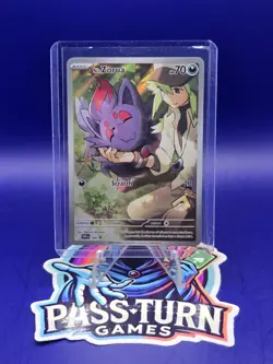 Pokemon - N's Zorua #189 Illustration Holo - Promo - Journey Together - Image 1