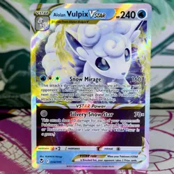 Alolan Vulpix VSTAR - 034/195 - Ultra Rare - Silver Tempest - English - Pokemon - Image 1