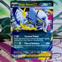 Mega Absol ex - 086/132 - Ultra Rare - Mega Evolution - English - Pokemon - Image 1