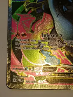 Mega Charizard X EX 109/094 Phantasmal Flames Pokemon TCG Ultra Rare Near Mint - Image 3