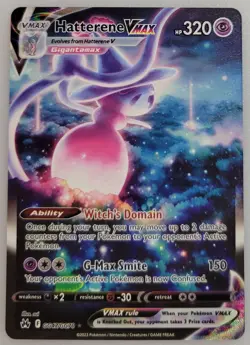 Hatterene VMAX GG47/GG70 Pokemon Crown Zenith: Galarian Gallery Holo NM - Image 1
