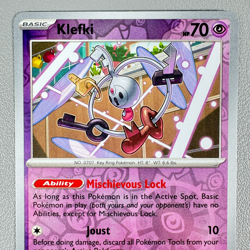 Pokemon TCG Card - Klefki 96/198 Reverse Holo Rare | 2023 Scarlet & Violet | NM - Image 3