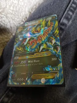 Pokemon Mega M Charizard EX 69/106 Secret Rare 2014 Wild Blaze 300 One Free Rare - Image 2