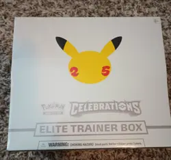 Pokemon TCG: 25th Anniversary Celebrations Elite Trainer Box (2021) 820650809439 - Image 1