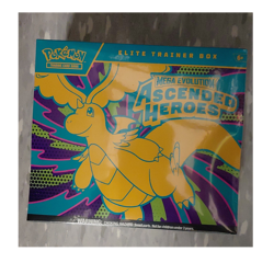 Pokemon Elite Trainer Box Mega Evolution Ascended Heroes Dragonite TCG - Image 1