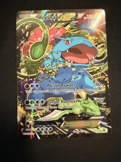 Venusaur Ex XY123 Full Art Black Star Promo Pokemon TCG - Image 1
