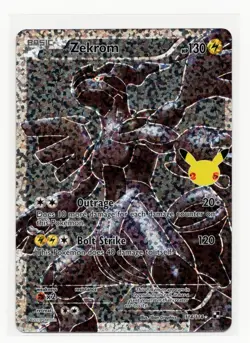 Zekrom Pokemon Celebrations: Classic Collection 114/114 Full Art Rare - Image 1