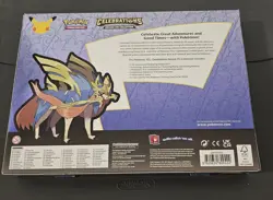 Pokemon TCG Celebrations Deluxe Pin Collection Box Zacian LV. X (SEALED) - Image 2