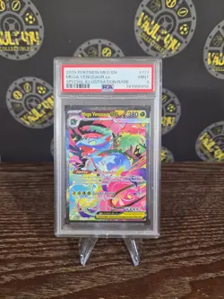 2025 POKEMON MEGA EVOLUTION SPECIAL ILLUSTRATION RARE MEGA VENUSAUR EX PSA 9 - Image 1