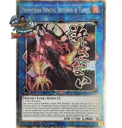 Yugioh! 1x Promethean Princess, Bestower of Flames RA05-EN107 Starlight Rare NM - Image 1