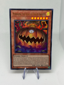 Pumpking the King of Grave Ghosts CR11-AE067 Ultra Rare AE NM YuGiOh - Image 1
