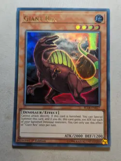 Giant Rex - BLLR-EN027 - Ultra Rare - 1st Edition - Yugioh NM - Image 1