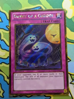 Yugioh Ghost of a Grudge PGLD-EN029 Premium Gold Rare 1st Edition NM - Image 1