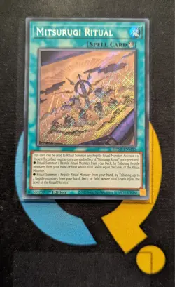 L26D-ENM15 Mitsurugi Ritual Secret Rare 1st Ed YuGiOh Preorder - Image 1