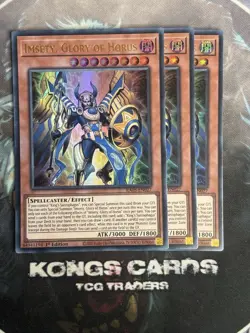 3X RA05-EN027 Imsety, Glory of Horus Ultra Rare 1st Ed YuGiOh PLAYSET - Image 1