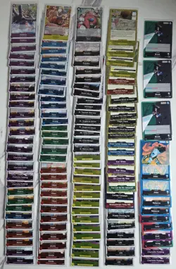 One Piece Card Game 126 Cards Bulk Lot All Rares And Leader OP 14 OP13 EB03 EB04 - Image 1