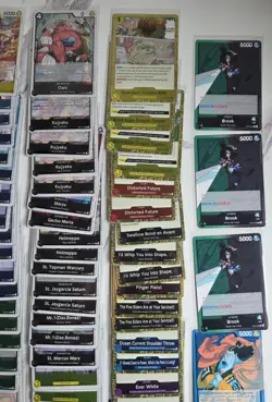 One Piece Card Game 126 Cards Bulk Lot All Rares And Leader OP 14 OP13 EB03 EB04 - Image 2