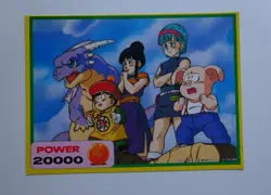 Dragon Ball DX Card Son Gohan Bulma Chichi Oolong Trading Card Used - Image 1