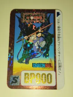 Dragon Ballz 1992 Mini Carddass Card Holder Collectible Used - Image 1