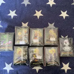 Dragon Ball Z Data Carddass Card Case 8 Set Collectible Used - Image 1
