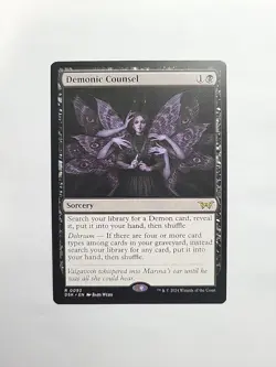 MTG - Demonic Counsel DSK Regular Rare #0092 - Image 1