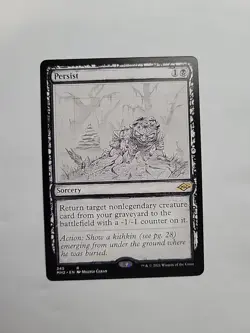 MTG - Persist (Showcase) Modern Horizons 2 Regular Rare #345 - Image 1