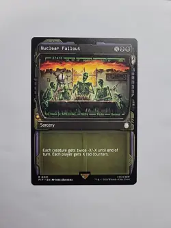 MTG - Nuclear Fallout (Showcase) PIP Regular Rare #0331 - Image 1