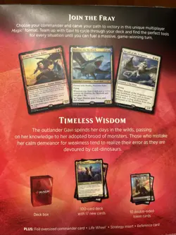 MTG Magic the Gathering Timeless Wisdom Ikoria Commander 2020 Deck New Sealed - Image 2