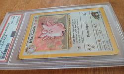 2000 Pokemon Gym Heroes Erika's Clefable Holo 3/132 Unlimited PSA 8 NM-MT WOTC - Image 5