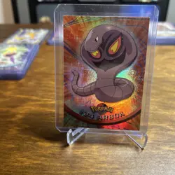 Arbok Topps Pokemon 1999 Rainbow Foil Series 24 1st Print - Image 1