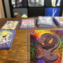 Arbok Topps Pokemon 1999 Rainbow Foil Series 24 1st Print - Image 4
