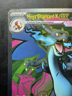 Pokemon Mega Charizard X ex 109/094 Phantasmal Flames Full Art Holo (NM) - Image 2