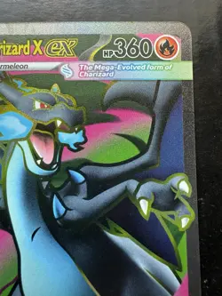 Pokemon Mega Charizard X ex 109/094 Phantasmal Flames Full Art Holo (NM) - Image 3