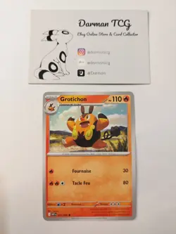 Carte Pokemon - Grotichon - 012/086 - Flamme Blanche - EV10.5 - Image 1