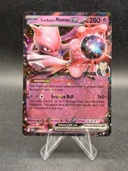 Team Rcoket's Mewtwo ex - 81/182 Destined Rivals - Pokemon TCG - 2025 - Image 1