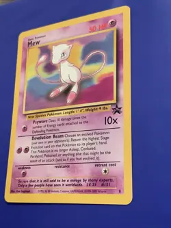 Pokemon TCG Mew Wizards Black Star Promos 8 Regular Promo - Image 5