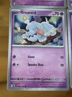 4x Greavard Mini Collection Lot Pokemon TCG Psychic Deck Building Set - Image 2