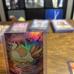 Pidgeotto 1999 Topps Pokemon T.V. Rainbow Foil #17 Blue Label * Near Mint - Image 5