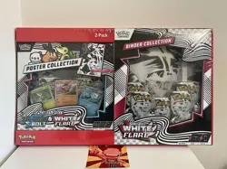Pokemon Black Bolt & White Flare Binder + Poster Collection Sam's Club Bundles 2 - Image 2
