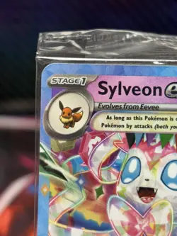 Pokemon Sylveon EX 041/131 Prismatic Evolutions Stamp Promo Sealed - Image 2