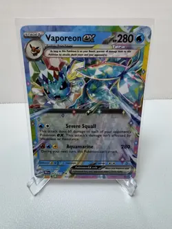 Pokemon Vaporeon ex - 023/131 SV: Prismatic Evolutions NM - Image 1