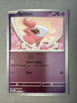 Pokemon TCG * Spritzee 35/088 REVERSE HOLO * Mega Evolution Perfect Order NM - Image 1