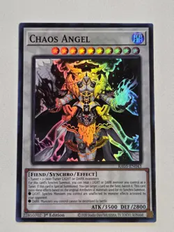 Chaos Angel RA05-EN043 Super Rare Yugioh 1st Edition Rarity Collection 5 - Image 1