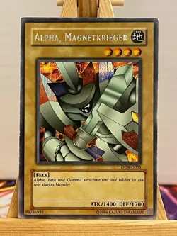 Alpha, Magnetkrieger DOR-G001 Secret Rare Deutsch EX YUGIOH - Image 1