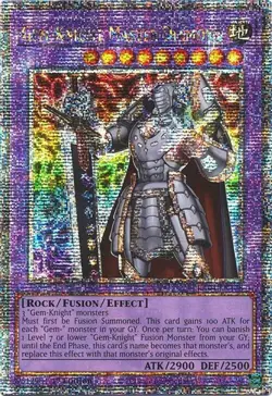 Yugioh! LP Gem-Knight Master Diamond - RA04-EN178 - Quarter Century Secret Rare - Image 1