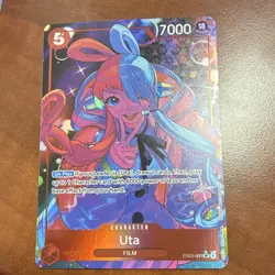 Uta EB03-003 SR Foil 7000 Power 5 Cost One Piece CCG EN Bandai - Image 4