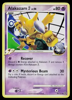 Pokemon Card - Alakazam E4 Rising Rivals 38/111 Uncommon - Image 1